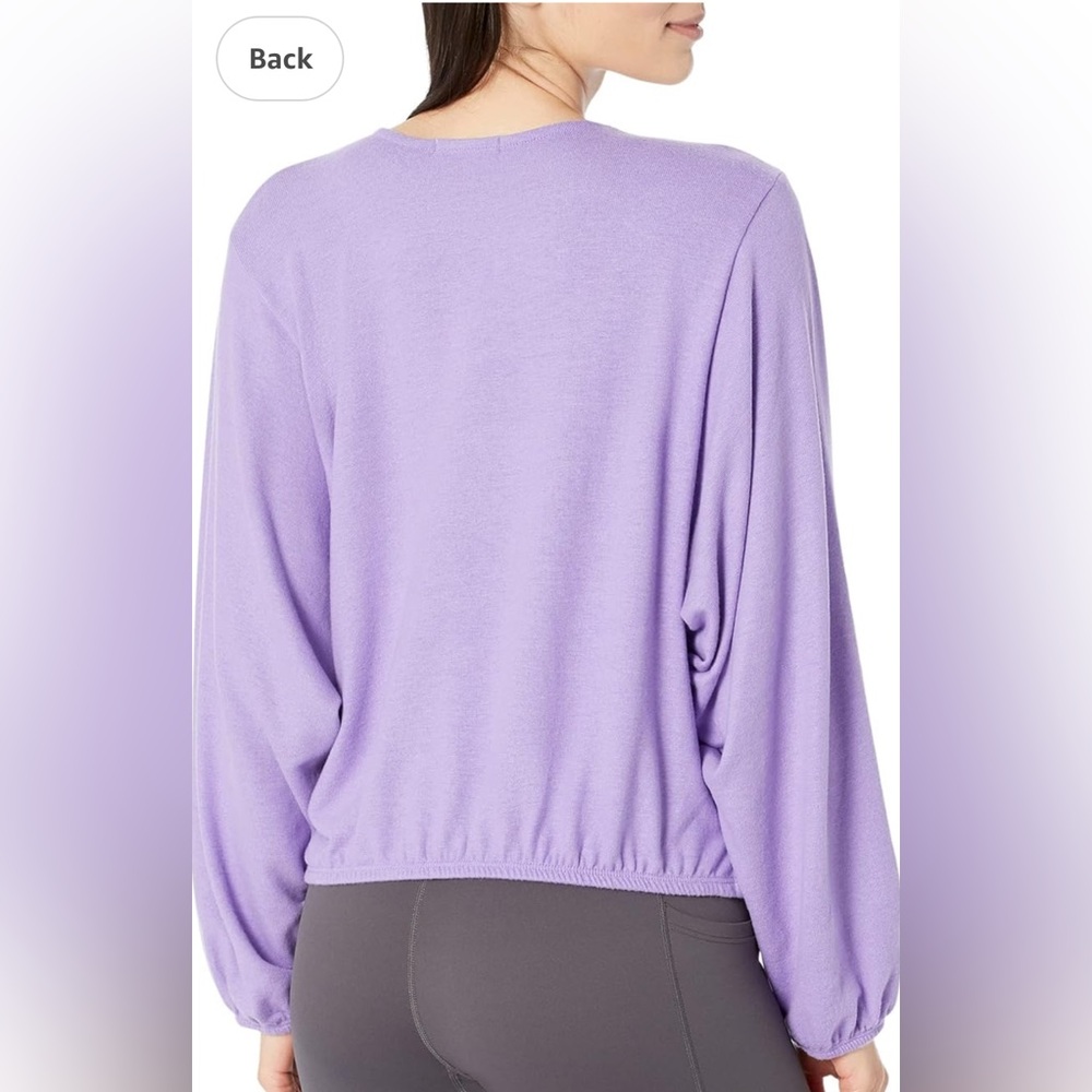 Beyond Yoga Wrapped Up Top Lilac - Picture 5 of 6